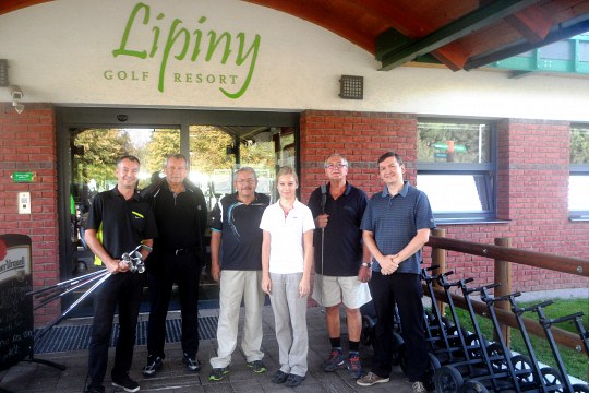 Zájemci o golf v Golf Resortu Lipiny